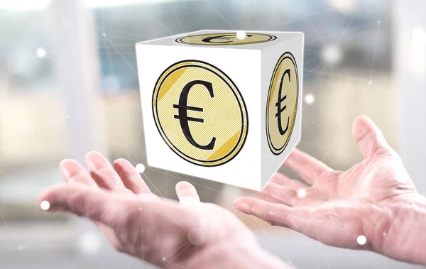 Έννοια της ευρώ — Φωτογραφία Αρχείου