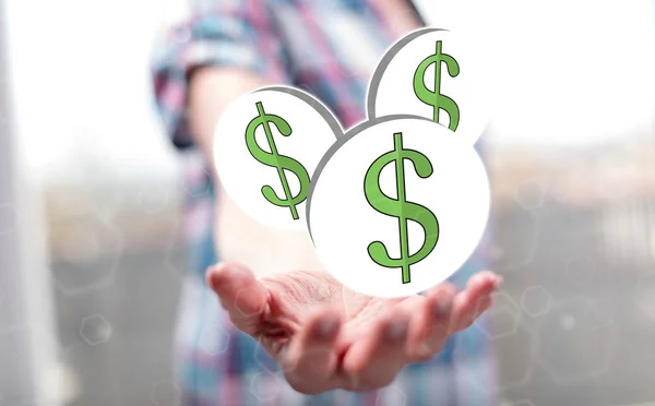 Concept of dollar — Stock Photo, Image