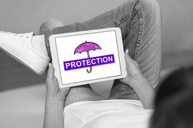 Koruma kavramı bir Tablet