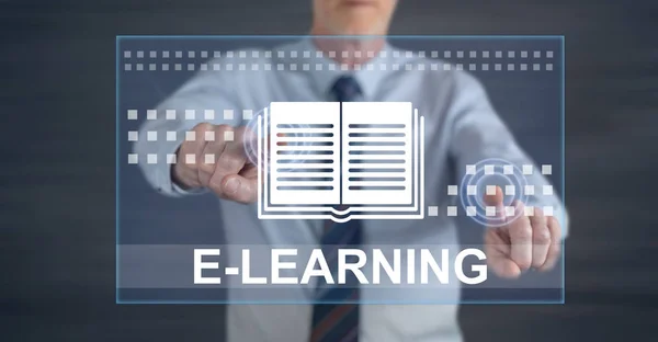 Ember egy e-learning koncepció — Stock Fotó