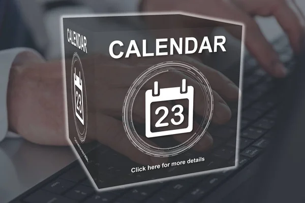 Concept de calendrier — Photo