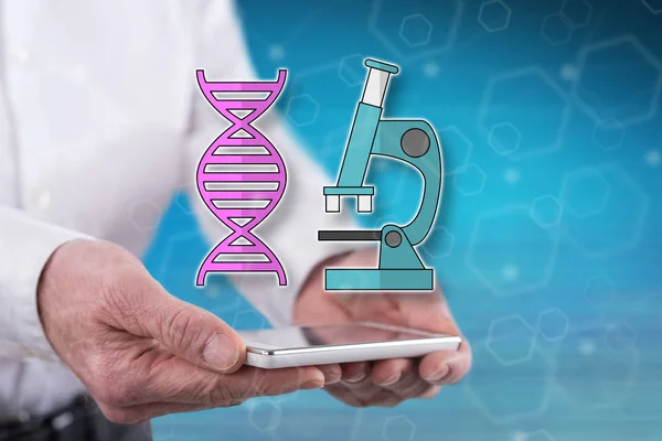 Concept van dna-technologie — Stockfoto