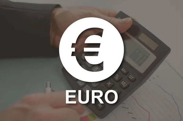 Concept of euro — Stock Photo, Image