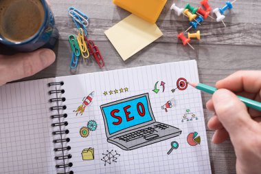 SEO kavramı üzerinde bir not defteri