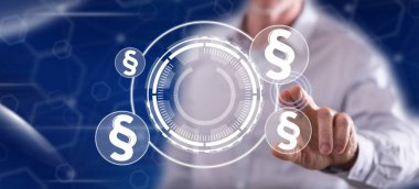 Düzenleme süreci kavramına dokunan adam