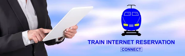 Concept of train internet reservation