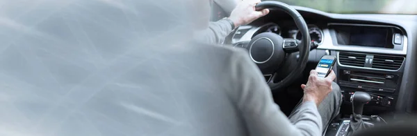 Sicherheit im Straßenverkehr; Aussichtsbanner — Stockfoto