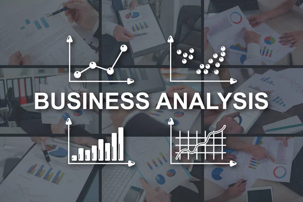 Концепция бизнес-анализа — стоковое фото
