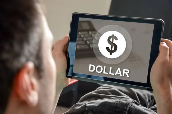 Begreppet dollar — Stockfoto