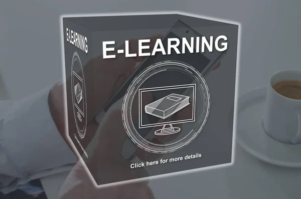 Koncepcja e-learningu — Zdjęcie stockowe