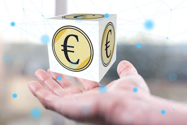 Concetto di euro — Foto Stock