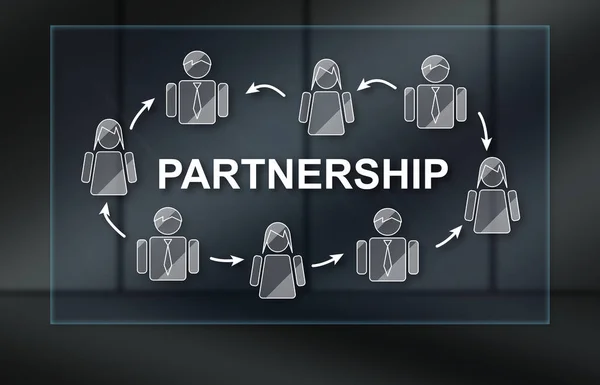 Concept van partnerschap — Stockfoto