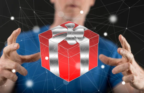 Concept of gift — Stock Photo, Image