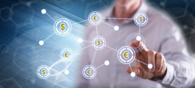 Adam bir finansal ağ dokunmadan