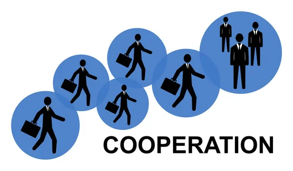 Концепция сотрудничества — стоковое фото