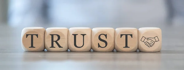 Поняття довіри — стокове фото