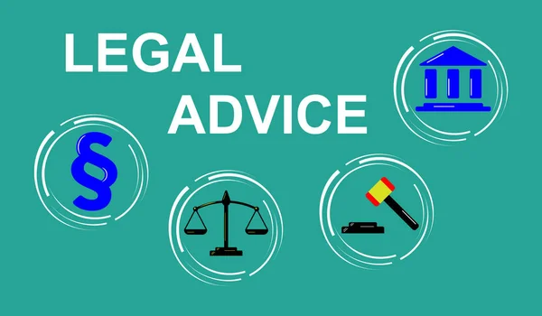 Concept of legal advice — Stock Photo, Image