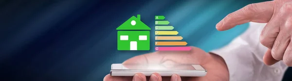 Concept of home energy efficiency