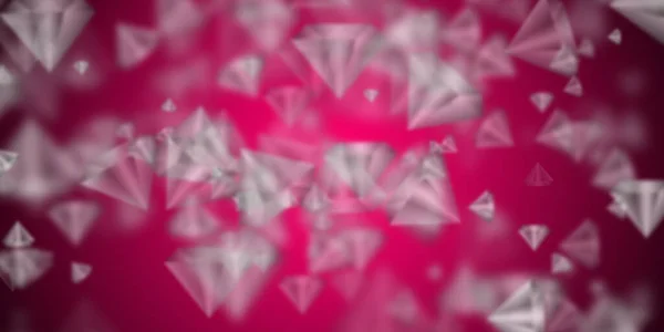 Flying Diamonds Pink Background — Stock Photo, Image