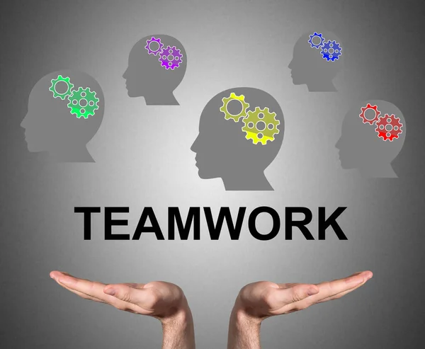 Open Hands Sustaining Teamwork Concept — Stock Photo, Image