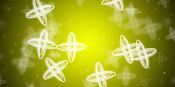 Fliegende Gekreuzte Ovale Über Zitronengelbem Hintergrund — Stockfoto