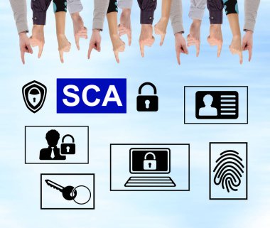 Birkaç parmağın işaret ettiği Sca kavramı