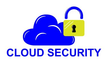 Bulut güvenlik konseptinin tasviri