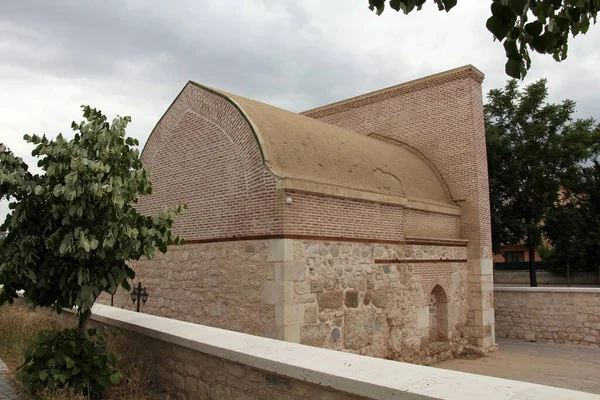Bedreddin Guhertas Grav Ligger Konya Turkiet Graven Byggdes 1200 Talet — Stockfoto