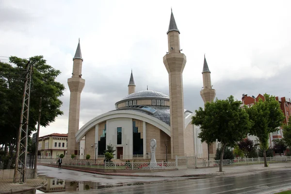 Celebi Mosque Located City Konya Turkey Built Karatay Municipality 2015 — Stock Photo, Image