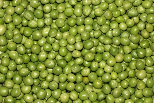 宏观图片绿色冷冻豌豆 鱼群照片蔬菜冷冻豌豆 — 图库照片