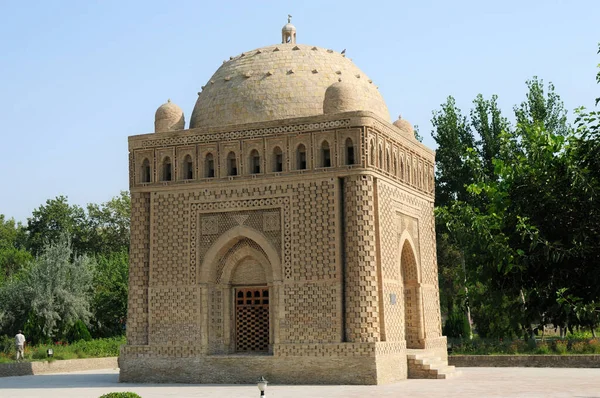 Ismail Samani Tomb Encuentra Ciudad Bujará Uzbekistán Tumba Fue Construida — Foto de Stock