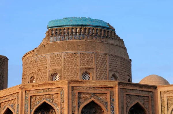 Mausoleo Torebek Hanim Encuentra Kjalá Urgench Turkmenistán Mausoleo Torebek Hanim —  Fotos de Stock
