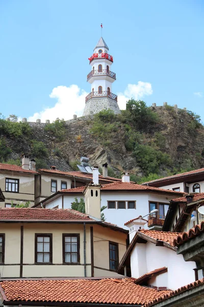 Θέα Από Την Περιοχή Goynuk Του Bolu Παραδοσιακά Σπίτια Bolu — Φωτογραφία Αρχείου