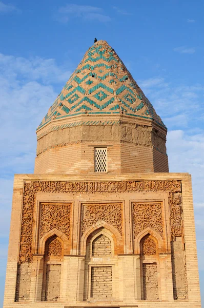 Tumba Fahreddin Razi Encuentra Antigua Ciudad Kohne Urgenc Turkmenistán Mausoleo —  Fotos de Stock