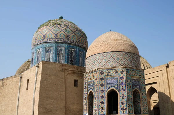 Complexe Shahi Zinde Samarkand Ouzbékistan Complexe Été Construit Sur Colline — Photo