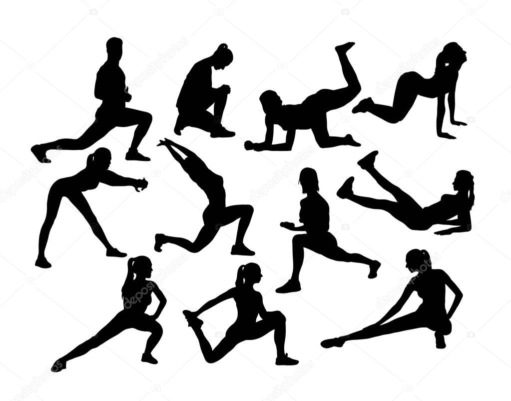 Sport Silhouettes, art vector design