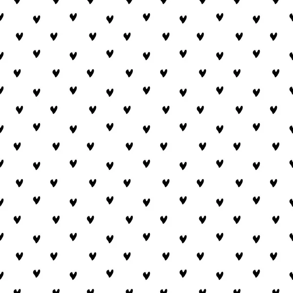 Abstract vector seamless pattern with hearts. Classical neutral