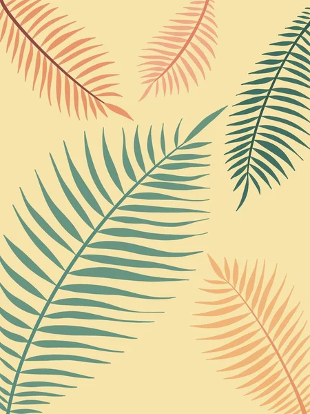 Tropische Hintergründe Blätter Und Wüste — Stockfoto
