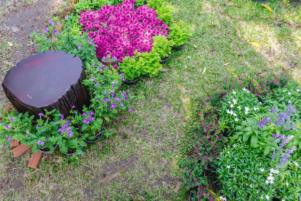 Giardino Oggetto Decorazione Bella Casa Giardino Fiorito Estate — Foto Stock