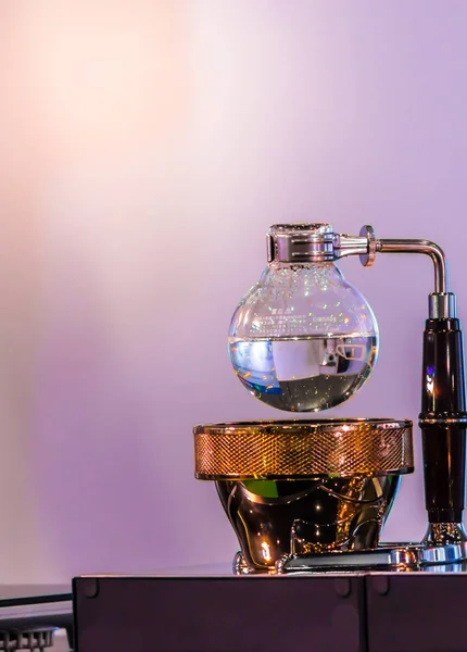 Siphon Coffee or Vacuum Coffee is full immersion tasteful, Blended smell and taste ofroasted coffee with direct contact boiled water and show boiling water, stunning vacuum process by Beam heater.