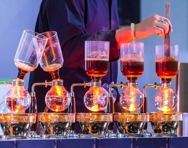 Syphon Café Café Sous Vide Est Pleine Immersion Bon Goût — Photo