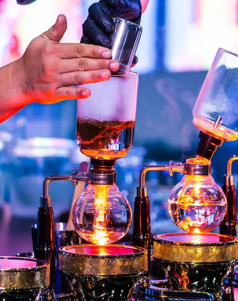 Syphon Café Café Sous Vide Est Pleine Immersion Bon Goût — Photo