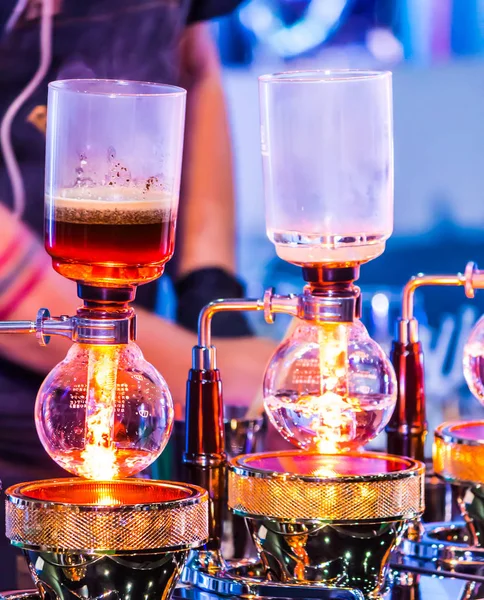 Syphon Café Café Sous Vide Est Pleine Immersion Bon Goût — Photo