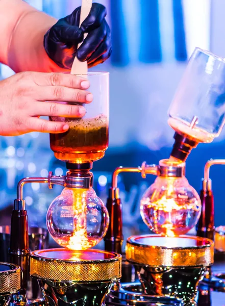 Syphon Café Café Sous Vide Est Pleine Immersion Bon Goût — Photo