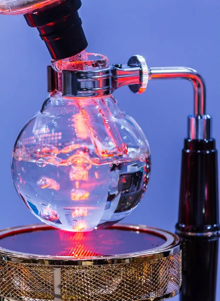 Café Syphon Café Sous Vide Est Une Immersion Complète Bon — Photo