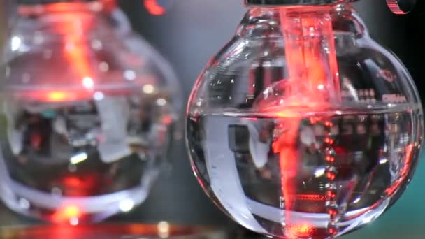 Footage Syphon Kaffe Eller Vakuum Kaffe Full Immersion Smakfull Och — Stockvideo