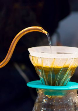 Showcase Damla kahve makinesi tarafından barista.