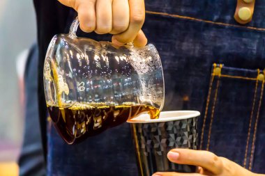 Showcase Damla kahve makinesi tarafından barista.