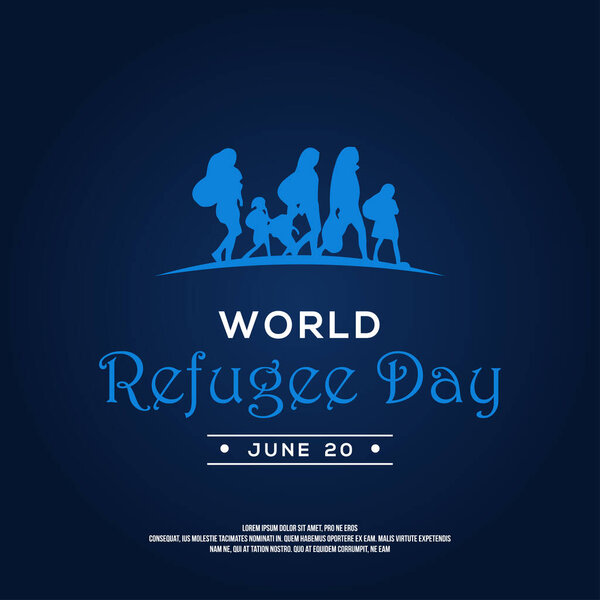 World Refugee Day Vector Design Illustration For International Issue