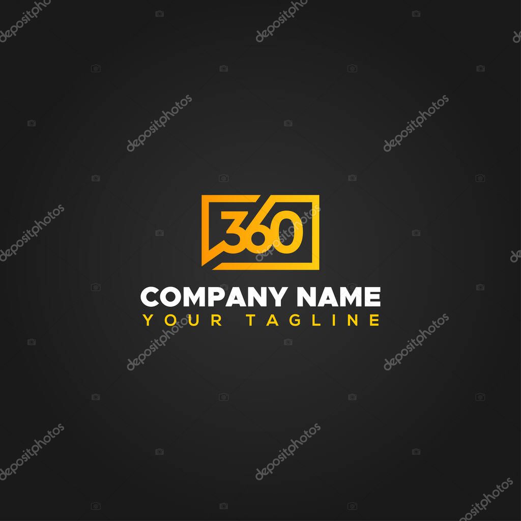 360 Logo Vector Design Illustration For Company